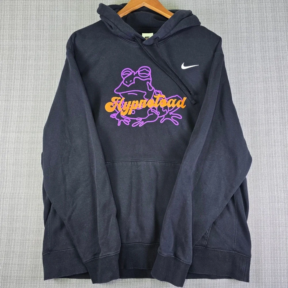 TCU Horned Frogs Nike Hoodie XL Black Team Exclusive 2022 Hypnotoad Sweatshirt